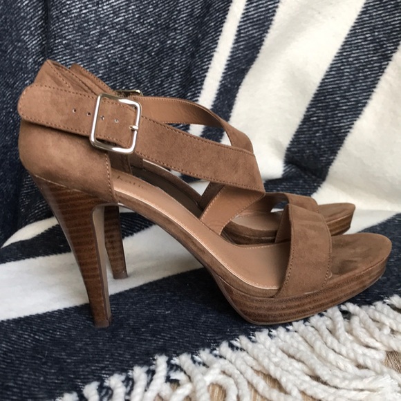 Kelly & Katie Suede Strappy Heels - Picture 3 of 5